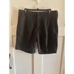 PGA Tour Golf Shorts Men’s Size 36 Black Performance Stretch Flat Front